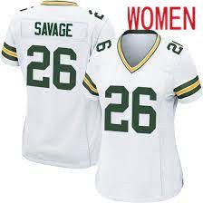 Women Green Bay Packers #26 Darnell Savage Nike White Game NFL Jersey